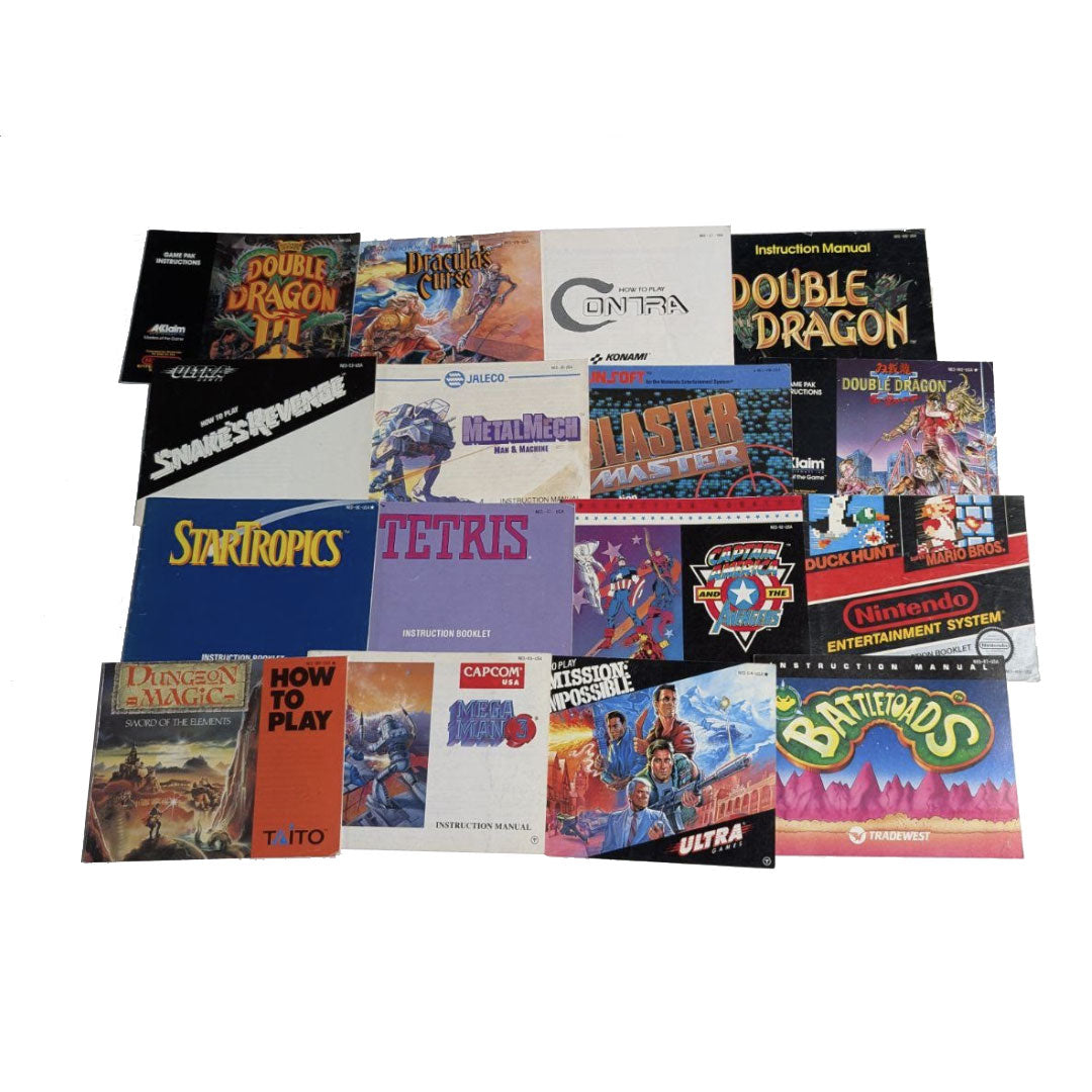 Fundraiser: NES instruction manuals (donated)