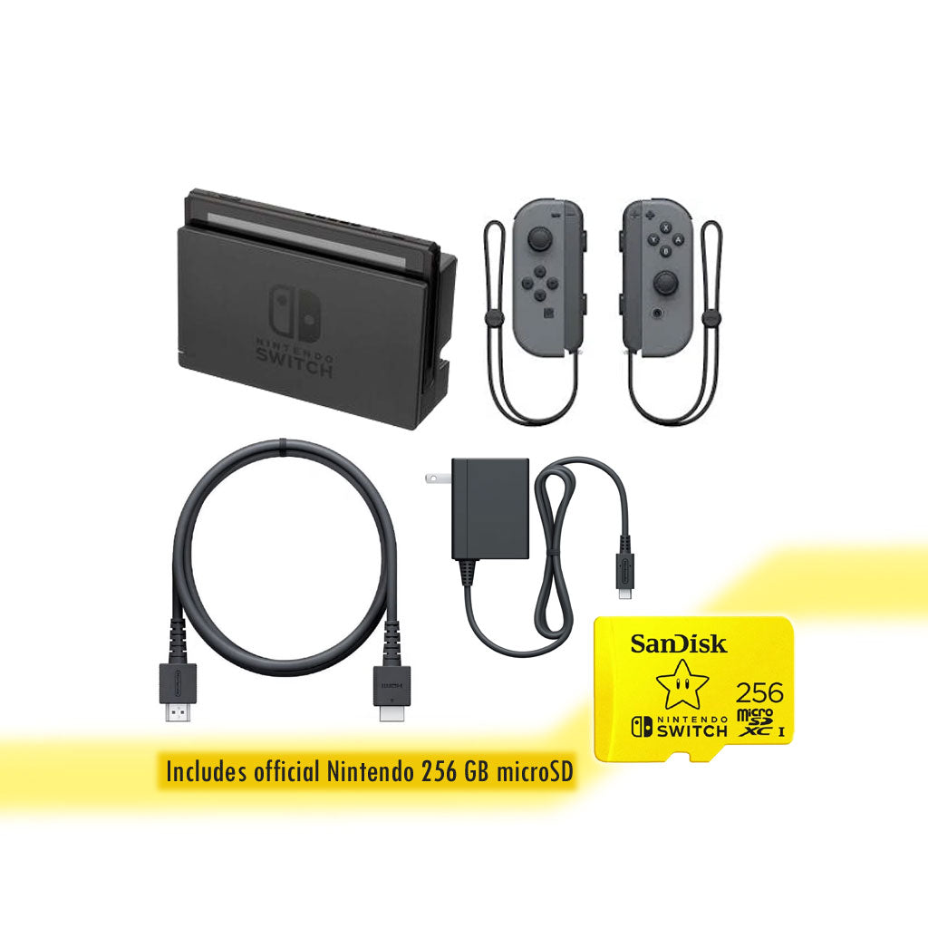 Fundraiser: Nintendo Switch Console Bundle Gray (used, donated)