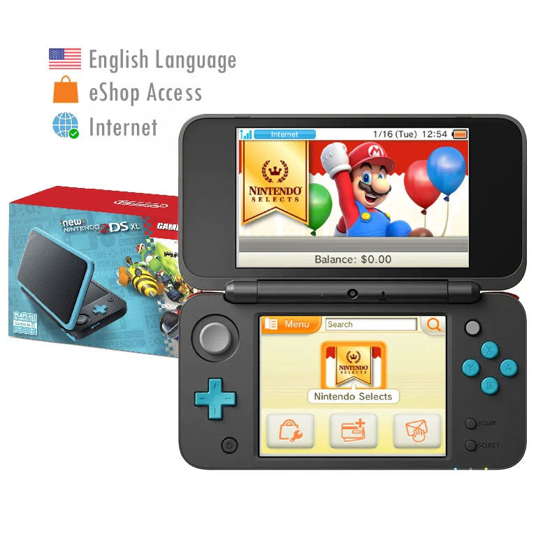 Fundraiser: Blue Black New Nintendo 2DS XL (complete, donated)