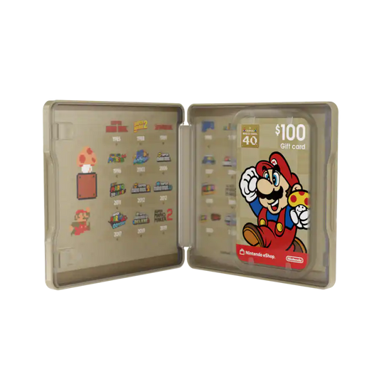 Fundraiser: Nintendo eShop $100 Gift Card + 40th Anniversary Collectible Case (new, donated)