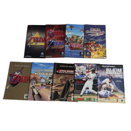 Fundraiser: N64 and Gamecube instruction manuals (donated)
