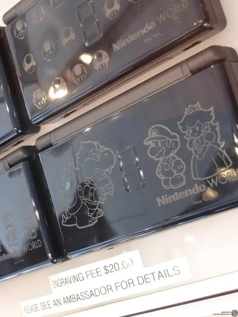 Fundraiser: Nintendo World Etched DS Lite Paper Mario (donated)