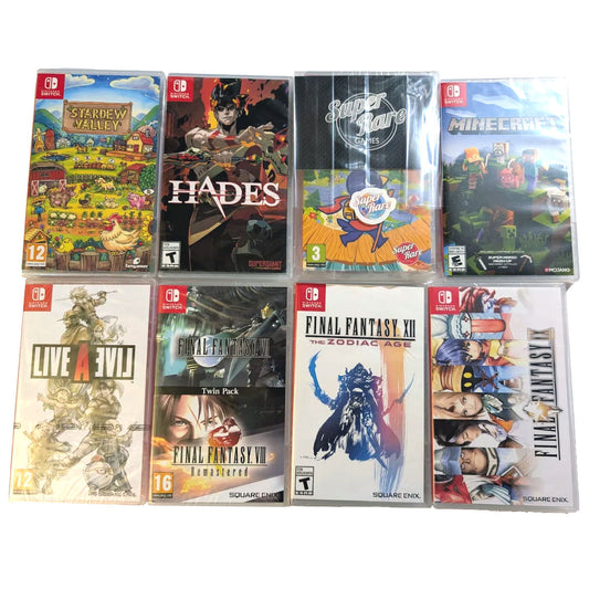 Fundraiser: Nintendo Switch sealed games (new, donated)